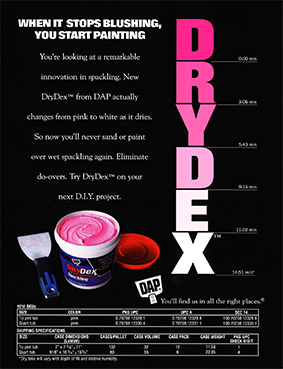 Anuncio impreso de DRYDEX de 1998