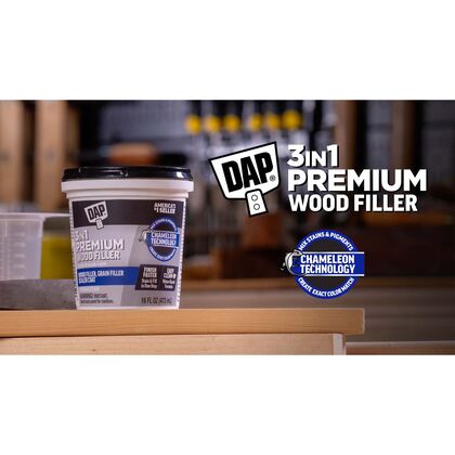 video of DAP Premium Wood Filler