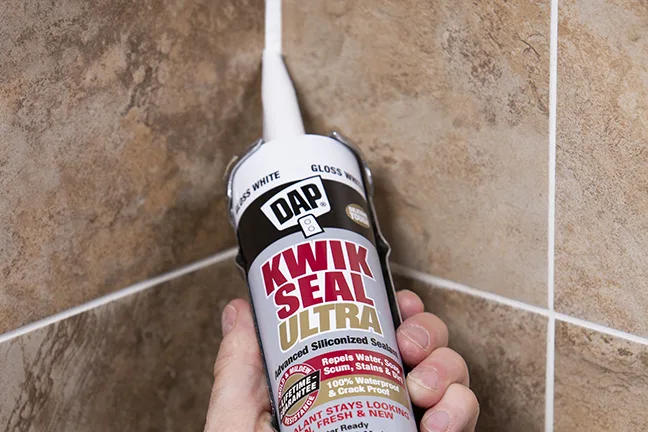 kwik seal ultra sealing a shower