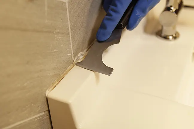 removing old caulk or sealant